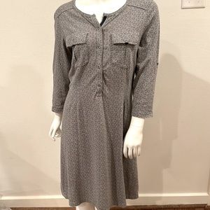 Patagonia Common Threads Organic Cotton Dress Women's S Small Blue Gray
